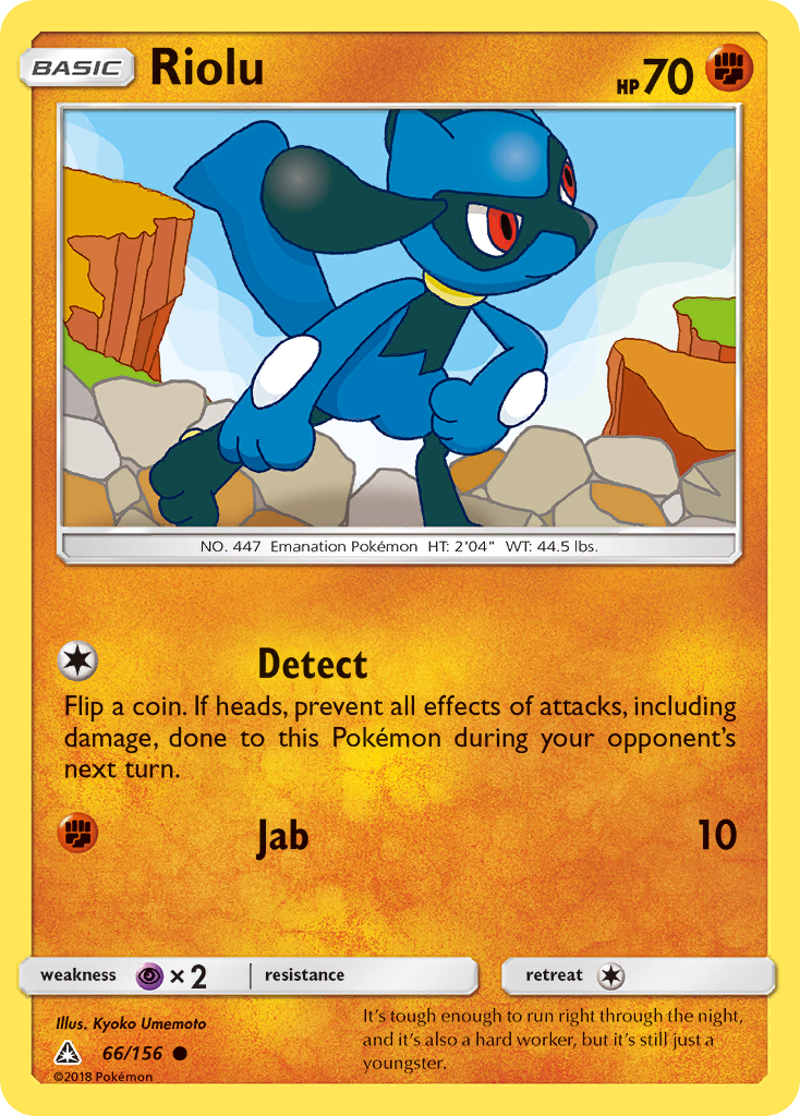 Riolu (66/156) [Sun & Moon: Ultra Prism] | Silver Goblin