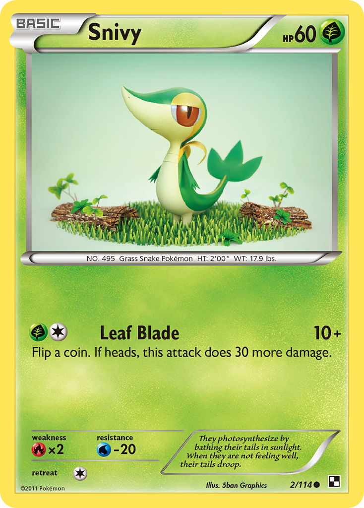 Snivy (2/114) [Black & White: Base Set] | Silver Goblin