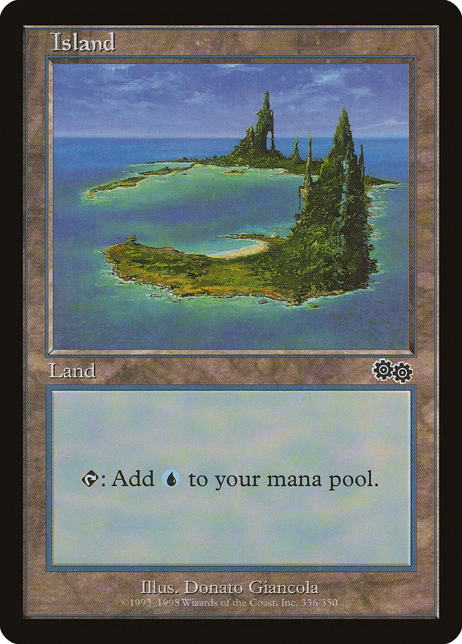 Island (336) [Urza's Saga] | Silver Goblin