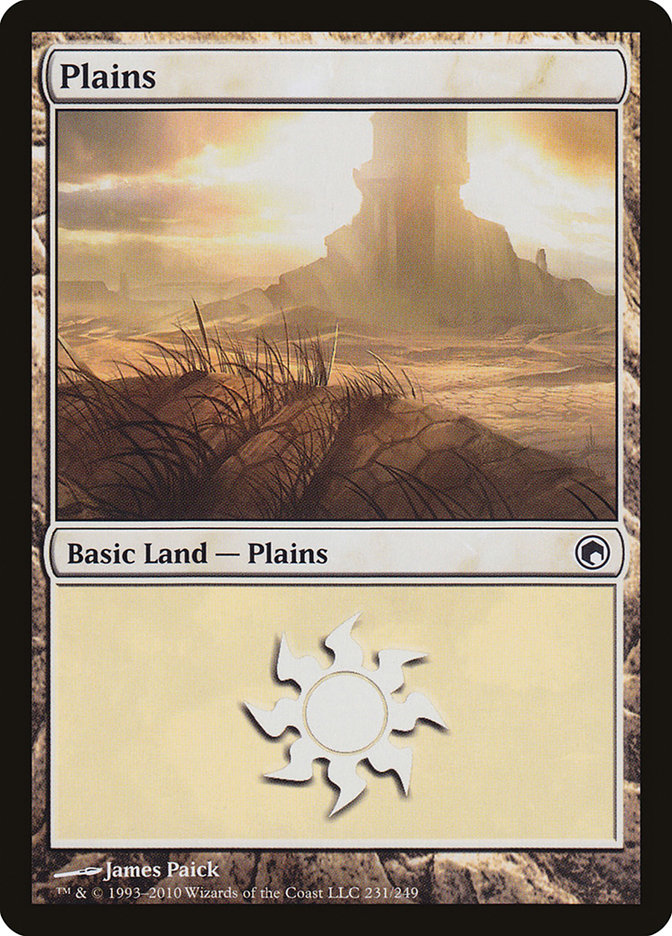 Plains (231) [Scars of Mirrodin] | Silver Goblin