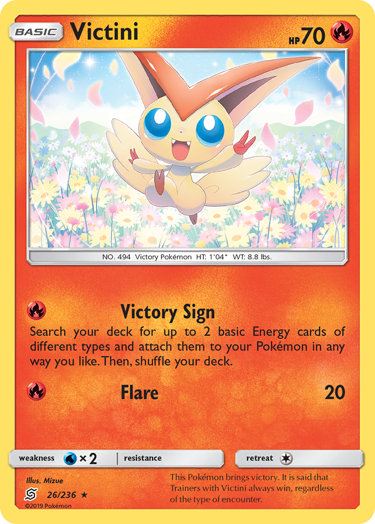 Victini (26/236) [Sun & Moon: Unified Minds] | Silver Goblin