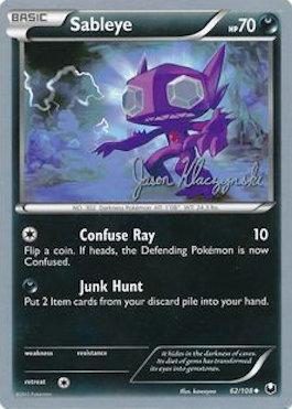 Sableye (62/108) (Darkrai Deck - Jason Klaczynski) [World Championships 2013] | Silver Goblin