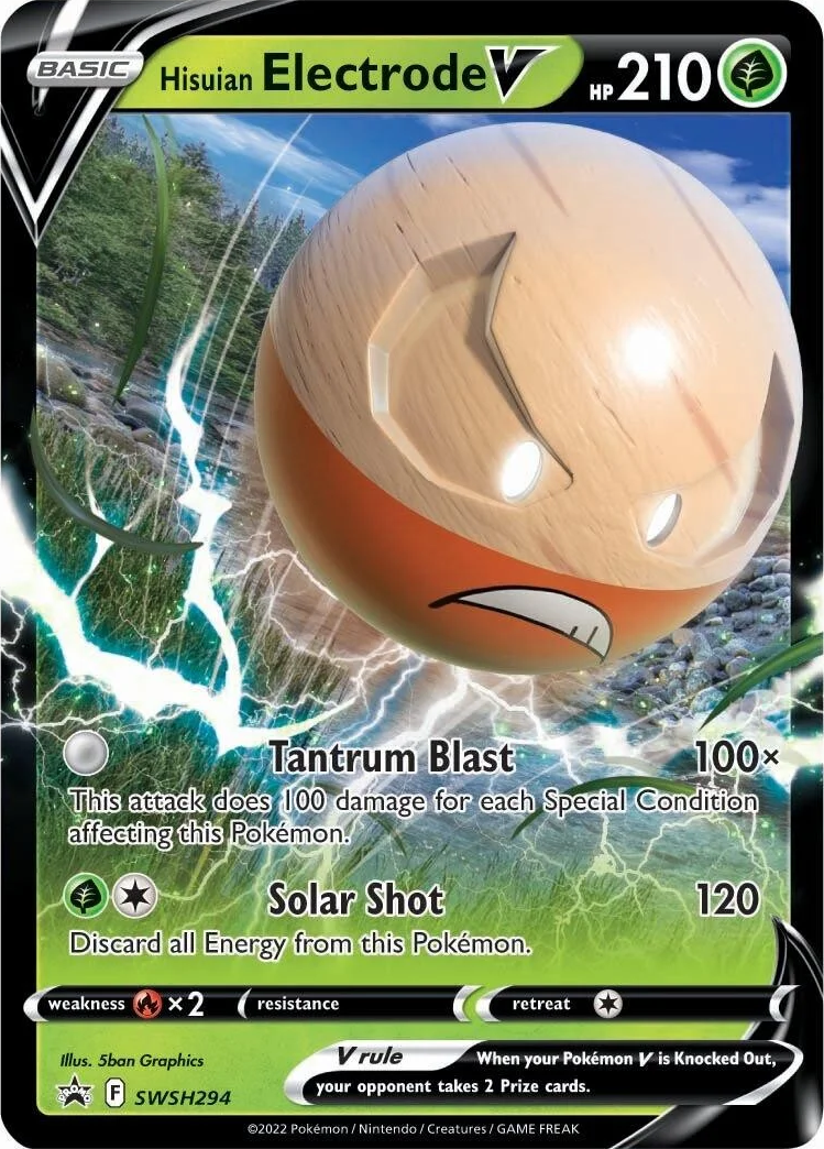 Hisuian Electrode V (SWSH294) [Sword & Shield: Black Star Promos] | Silver Goblin