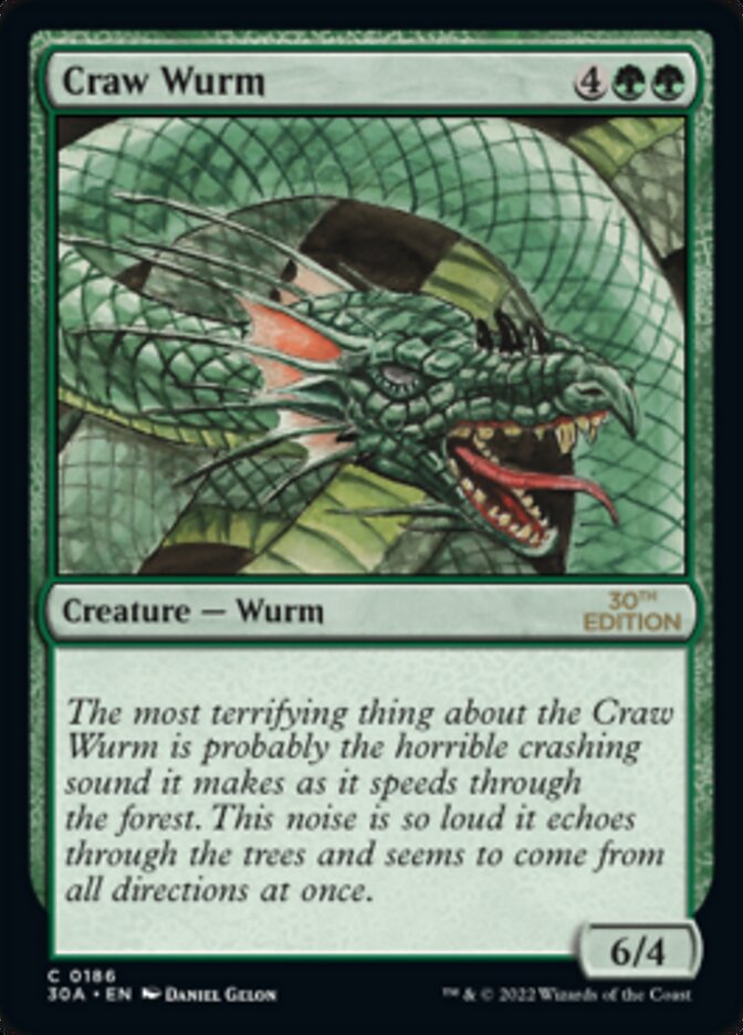 Craw Wurm [30th Anniversary Edition] | Silver Goblin