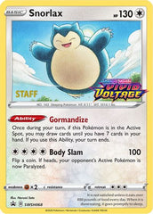 Snorlax (SWSH068) (Staff Prerelease Promo) [Sword & Shield: Black Star Promos] | Silver Goblin