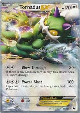 Tornadus EX (90/108) (CMT - Zachary Bokhari) [World Championships 2012] | Silver Goblin