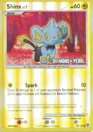 Shinx (98/130) [Burger King Promos: 2008 Collection] | Silver Goblin