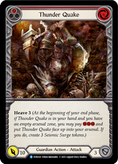 Thunder Quake (Red) [EVR024] (Everfest)  1st Edition Rainbow Foil | Silver Goblin