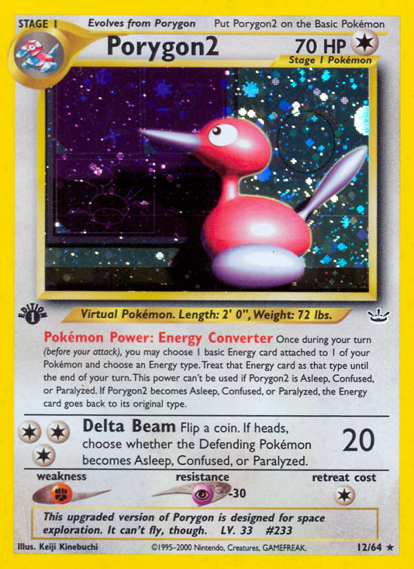 Porygon2 (12/64) [Neo Revelation 1st Edition] | Silver Goblin