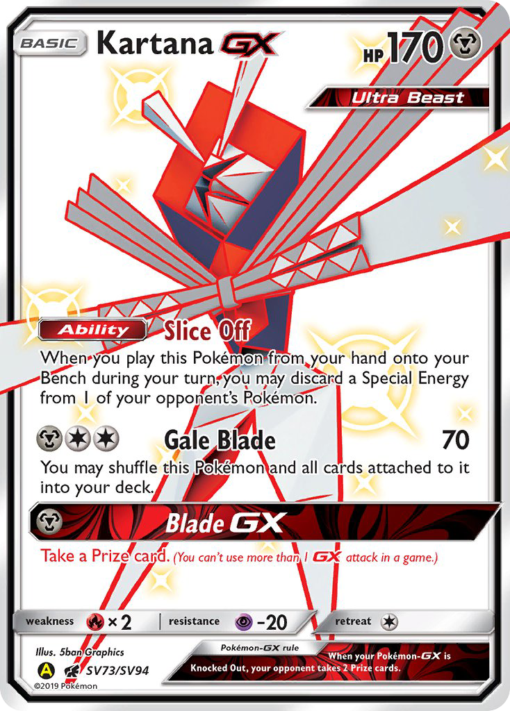 Kartana GX (SV73/SV94) [Sun & Moon: Hidden Fates - Shiny Vault] | Silver Goblin