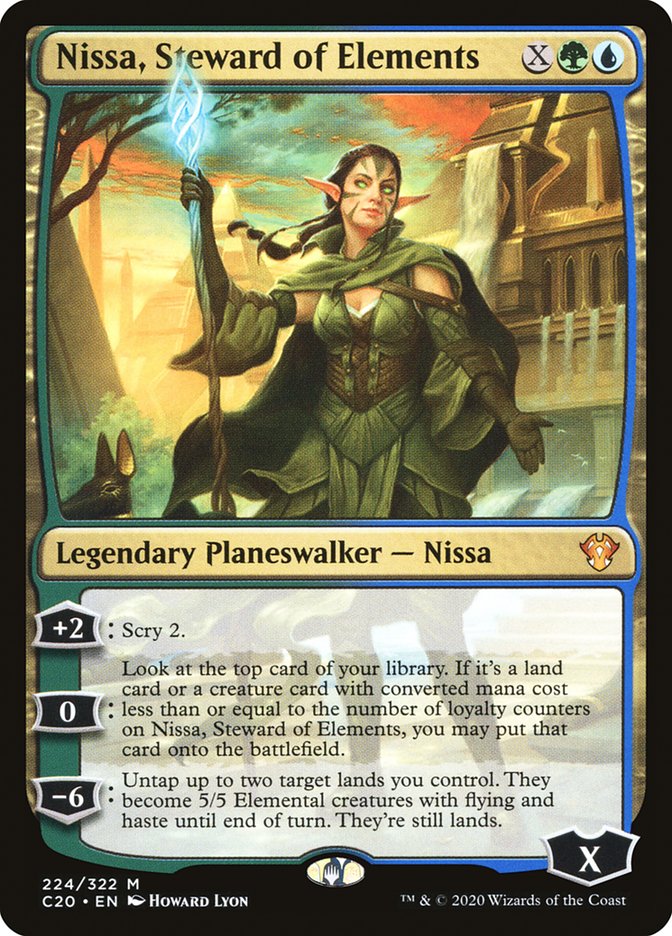 Nissa, Steward of Elements [Commander 2020] | Silver Goblin