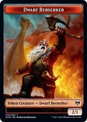 Dwarf Berserker // Spirit Double-Sided Token [Kaldheim Tokens] | Silver Goblin