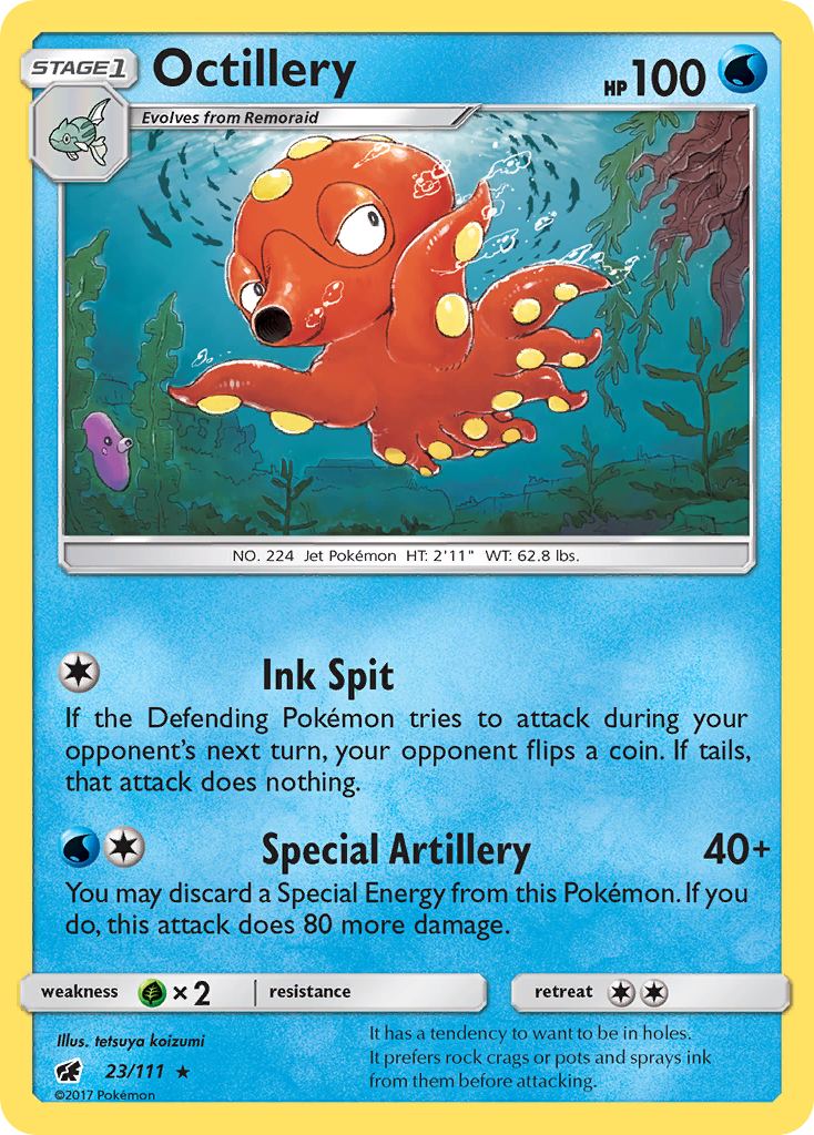 Octillery (23/111) [Sun & Moon: Crimson Invasion] | Silver Goblin