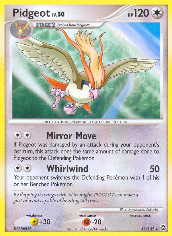 Pidgeot (35/132) [Diamond & Pearl: Secret Wonders] | Silver Goblin