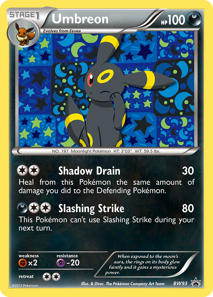 Umbreon (BW93) [Black & White: Black Star Promos] | Silver Goblin