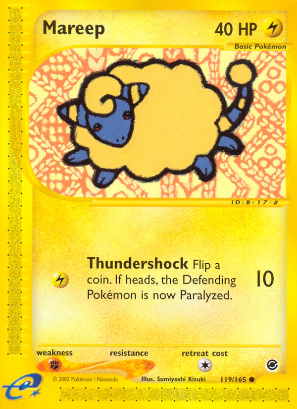 Mareep (119/165) [Expedition: Base Set] | Silver Goblin