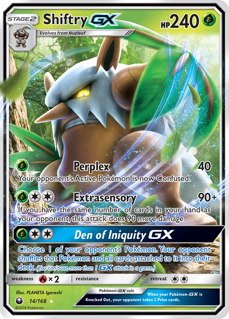 Shiftry GX (14/168) [Sun & Moon: Celestial Storm] | Silver Goblin