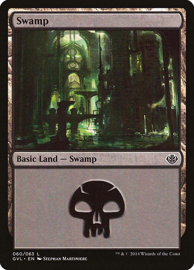 Swamp (60) (Garruk vs. Liliana) [Duel Decks Anthology] | Silver Goblin