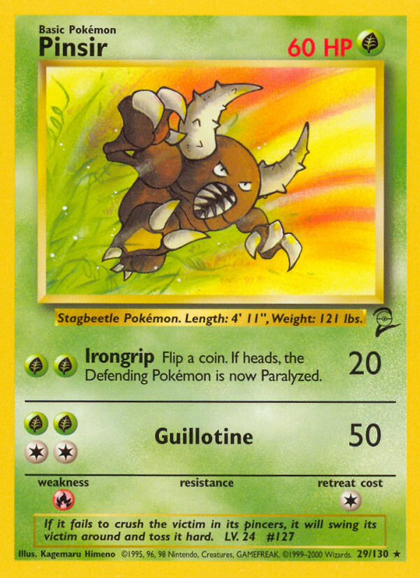 Pinsir (29/130) [Base Set 2] | Silver Goblin