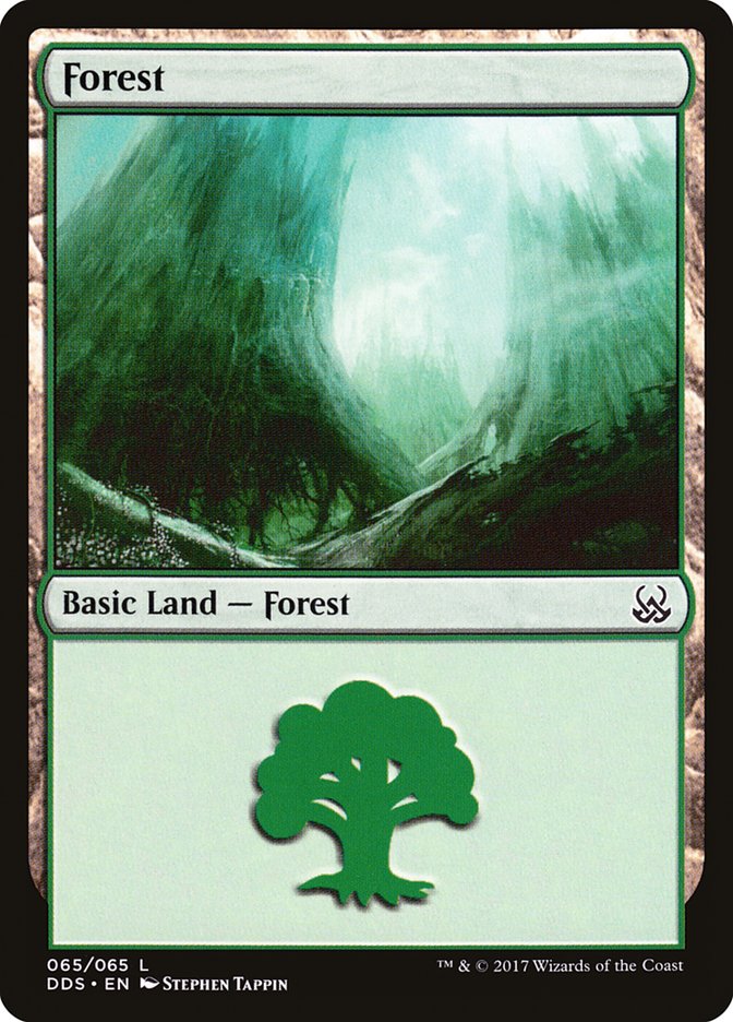 Forest (65) [Duel Decks: Mind vs. Might] | Silver Goblin