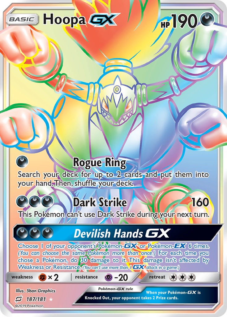 Hoopa GX (187/181) [Sun & Moon: Team Up] | Silver Goblin