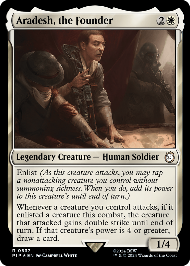 Aradesh, the Founder (Surge Foil) [Fallout] | Silver Goblin