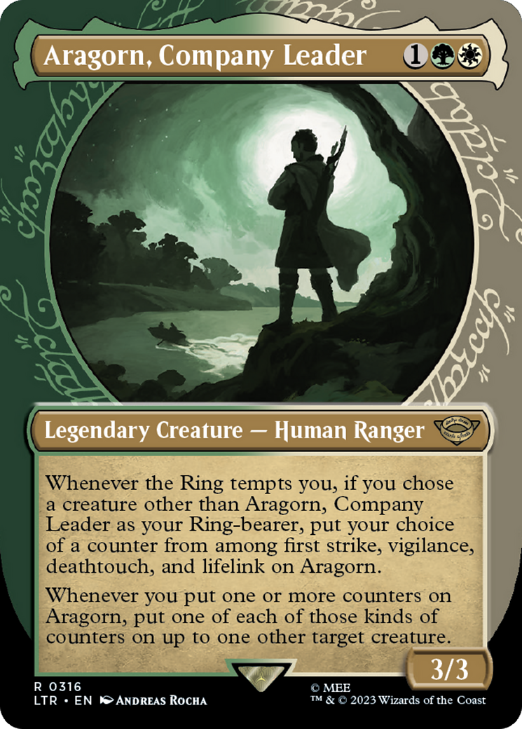 Aragorn, Company Leader (Showcase Ring Frame) [The Lord of the Rings: Tales of Middle-Earth] | Silver Goblin