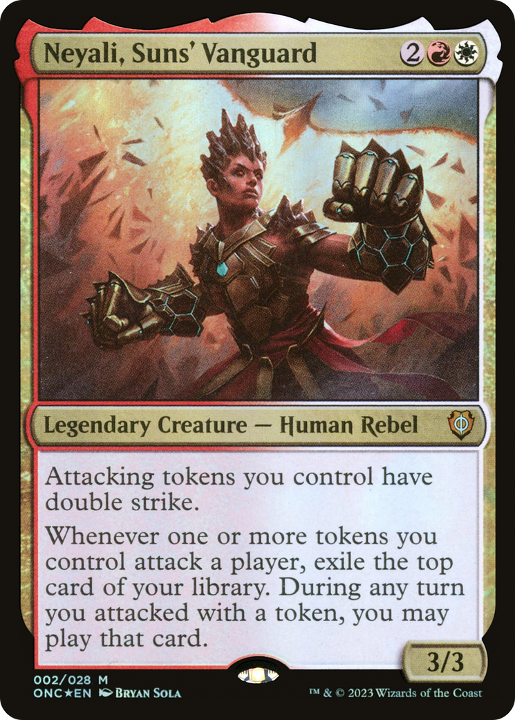 Neyali, Suns' Vanguard [Phyrexia: All Will Be One Commander] | Silver Goblin