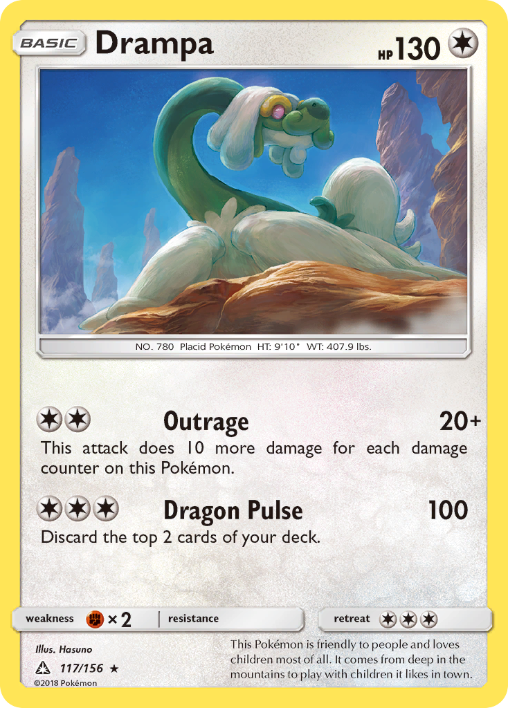 Drampa (117/156) [Sun & Moon: Ultra Prism] | Silver Goblin