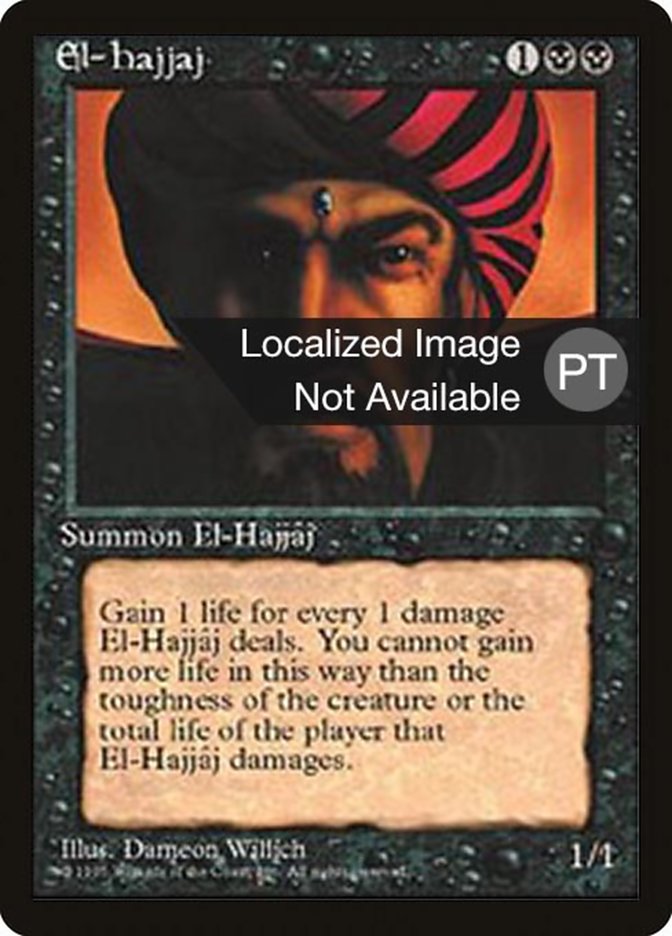 El-Hajjaj [Fourth Edition (Foreign Black Border)] | Silver Goblin