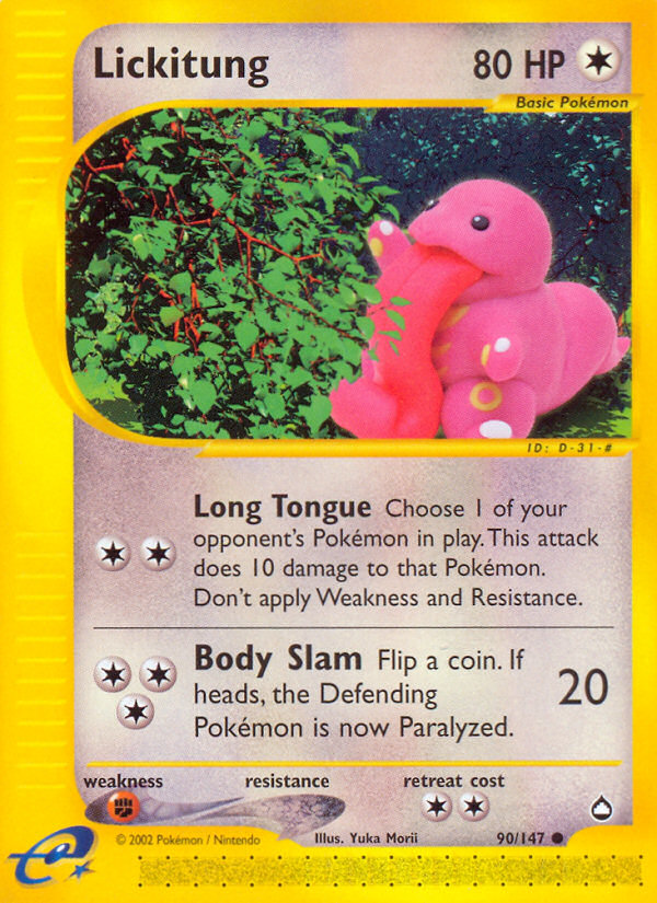 Lickitung (90/147) [Aquapolis] | Silver Goblin