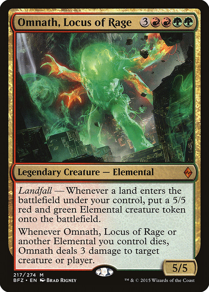 Omnath, Locus of Rage [Battle for Zendikar] | Silver Goblin