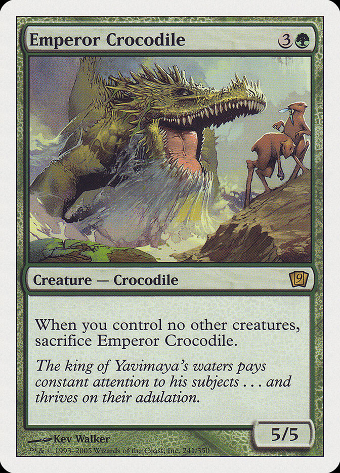 Emperor Crocodile [Ninth Edition] | Silver Goblin