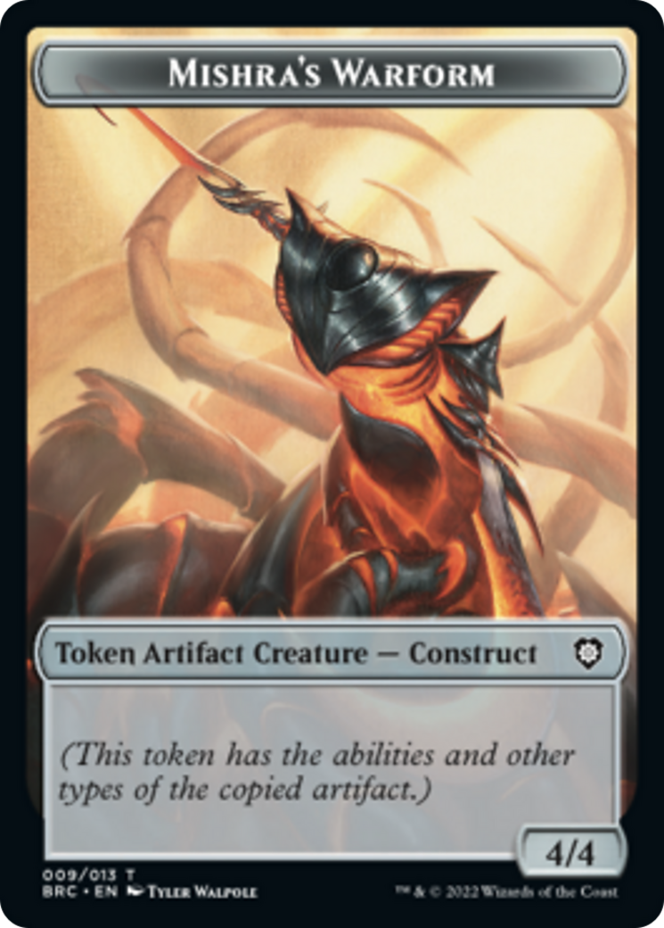 Mishra's Warform // Inkling Double-Sided Token [The Brothers' War Commander Tokens] | Silver Goblin