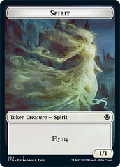 Bird // Spirit Double-Sided Token [Starter Commander Decks] | Silver Goblin