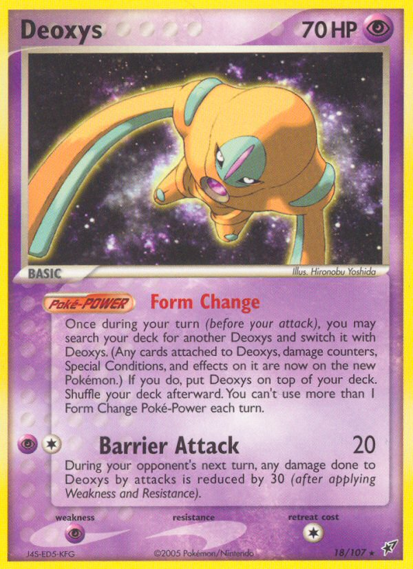 Deoxys (18/107) [EX: Deoxys] | Silver Goblin