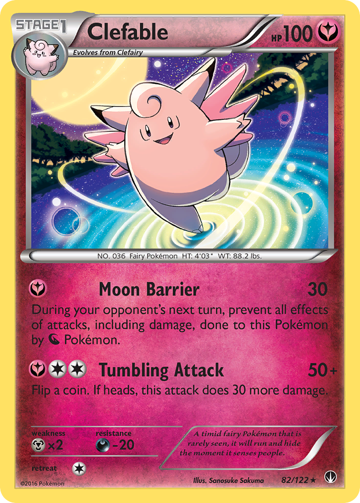 Clefable (82/122) [XY: BREAKpoint] | Silver Goblin