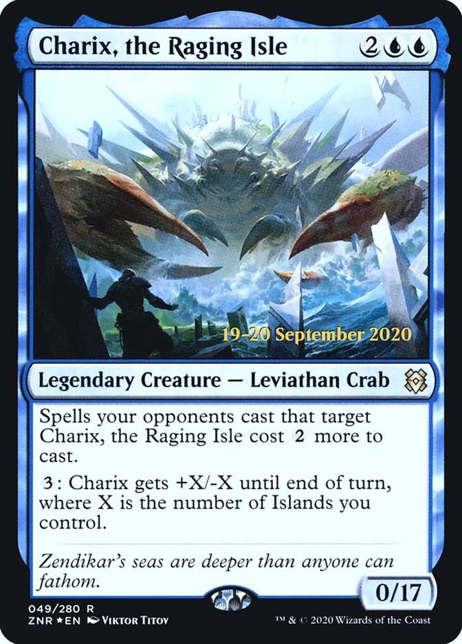 Charix, the Raging Isle [Zendikar Rising Prerelease Promos] | Silver Goblin