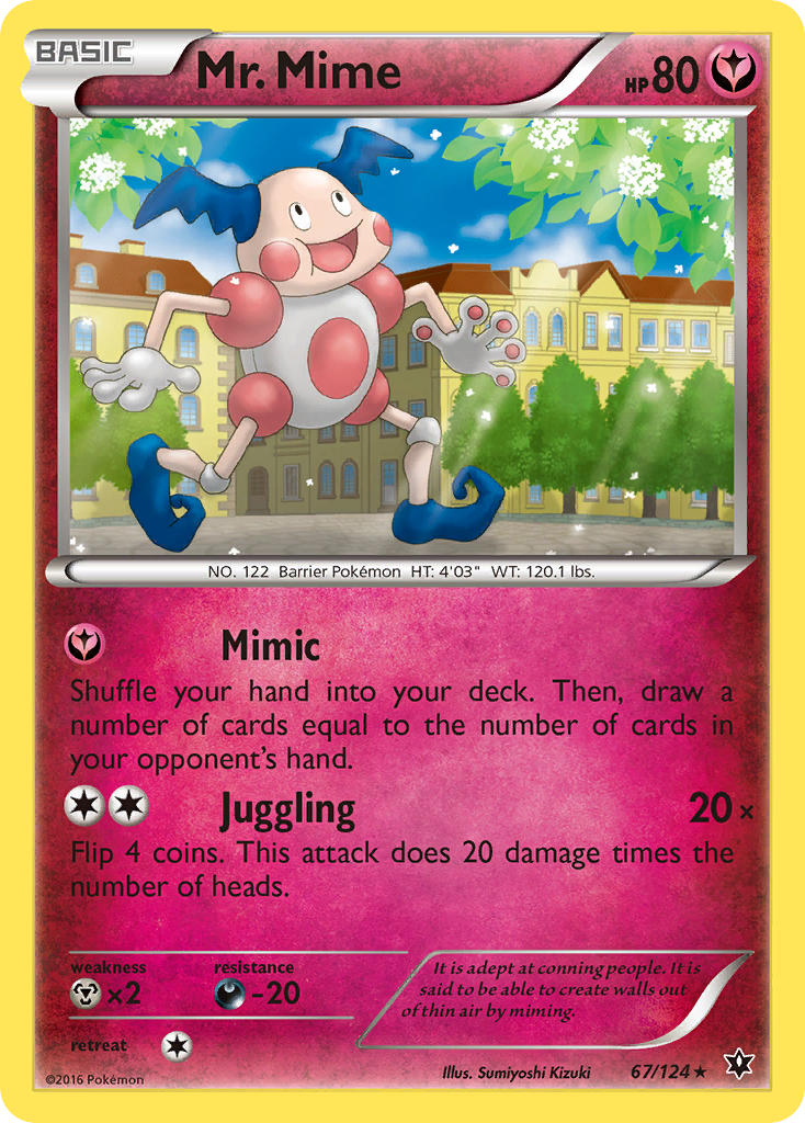 Mr. Mime (67/124) [XY: Fates Collide] | Silver Goblin