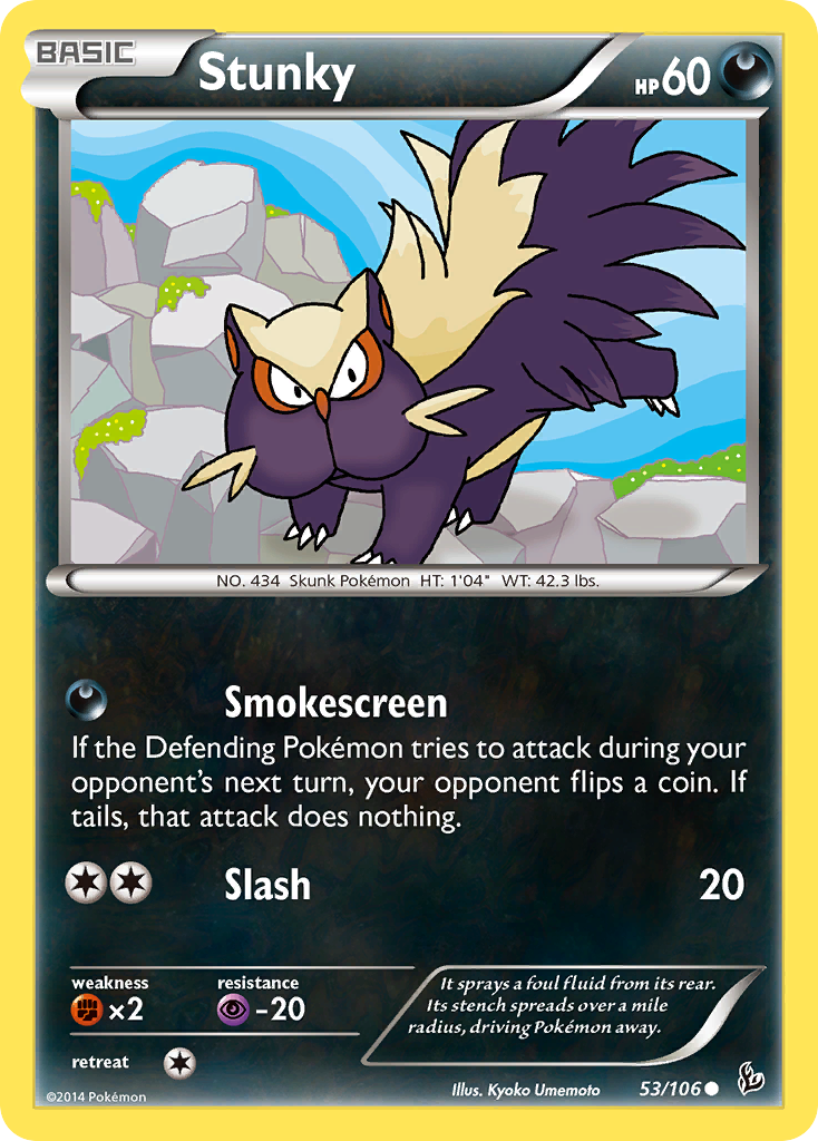 Stunky (53/106) [XY: Flashfire] | Silver Goblin