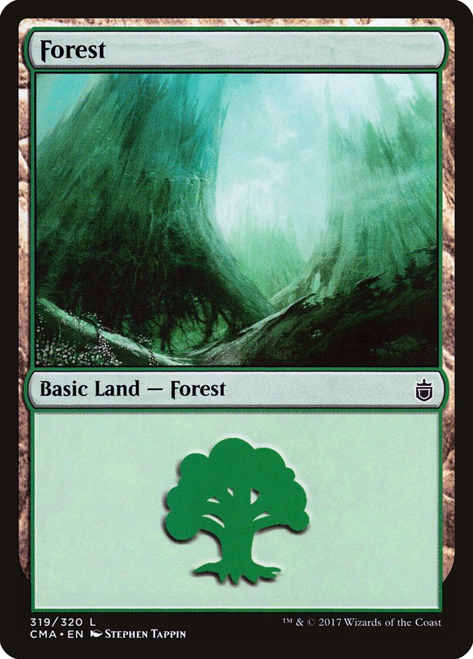 Forest (319) [Commander Anthology] | Silver Goblin