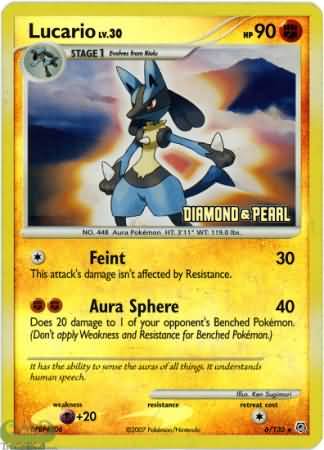 Lucario (6/130) [Burger King Promos: 2008 Collection] | Silver Goblin