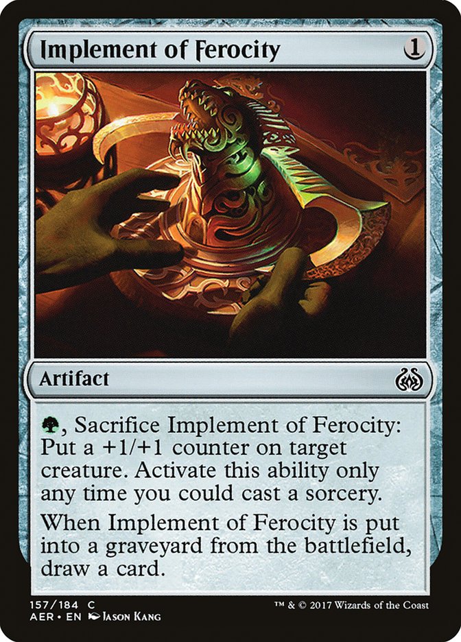 Implement of Ferocity [Aether Revolt] | Silver Goblin