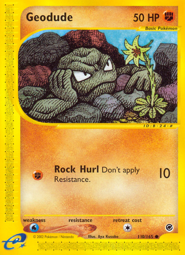 Geodude (110/165) [Expedition: Base Set] | Silver Goblin