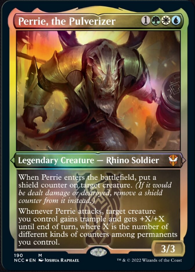 Perrie, the Pulverizer (Display Commander) [Streets of New Capenna Commander] | Silver Goblin