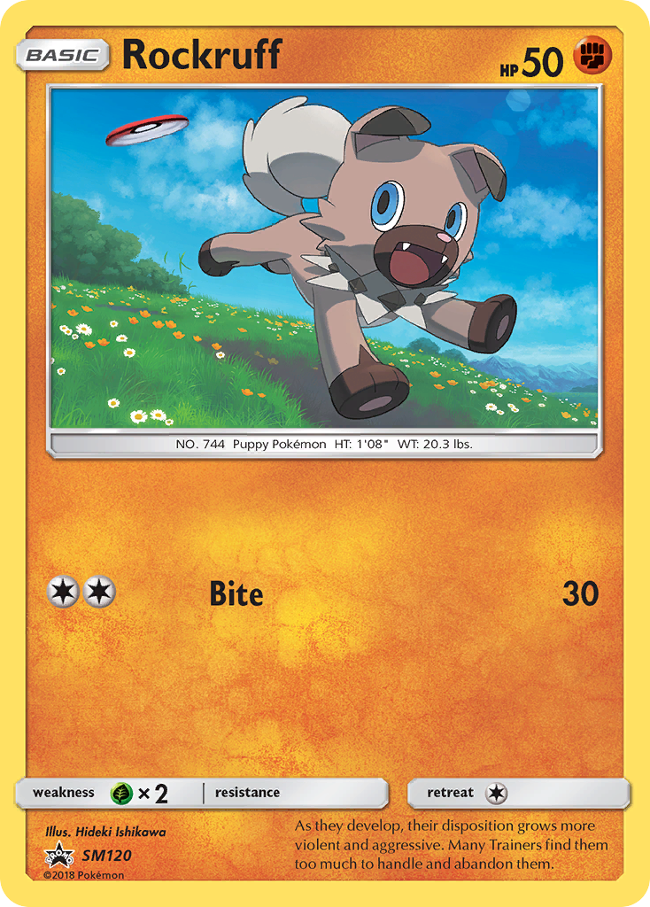 Rockruff (SM120) [Sun & Moon: Black Star Promos] | Silver Goblin