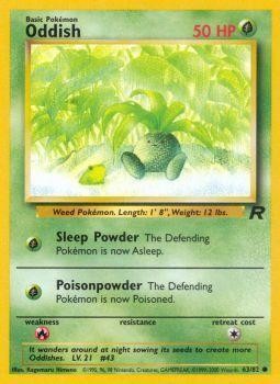 Oddish (63/82) [Team Rocket Unlimited] | Silver Goblin