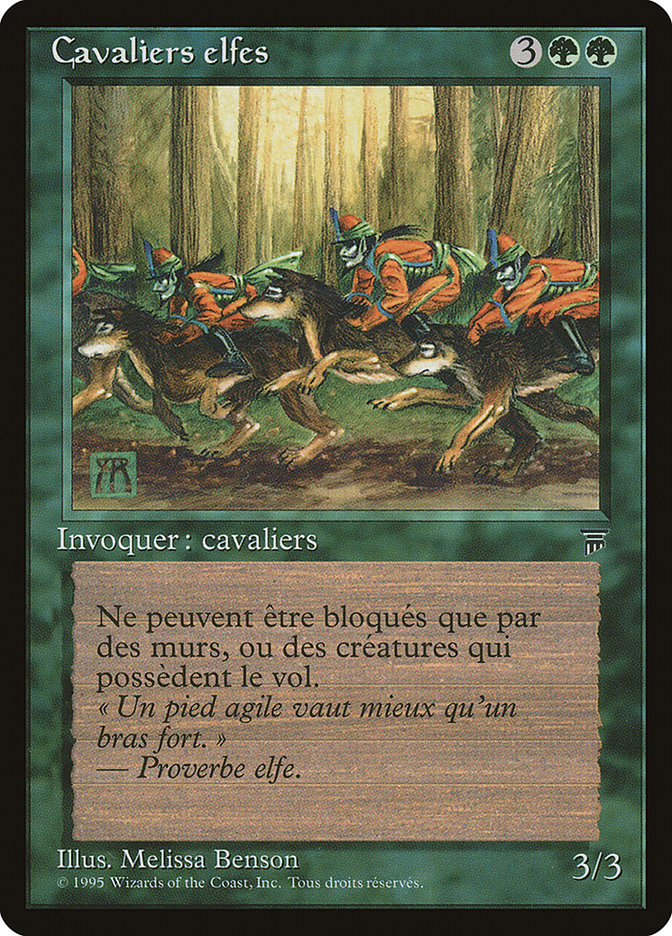 Elven Riders (French) - "Cavaliers elfes" [Renaissance] | Silver Goblin