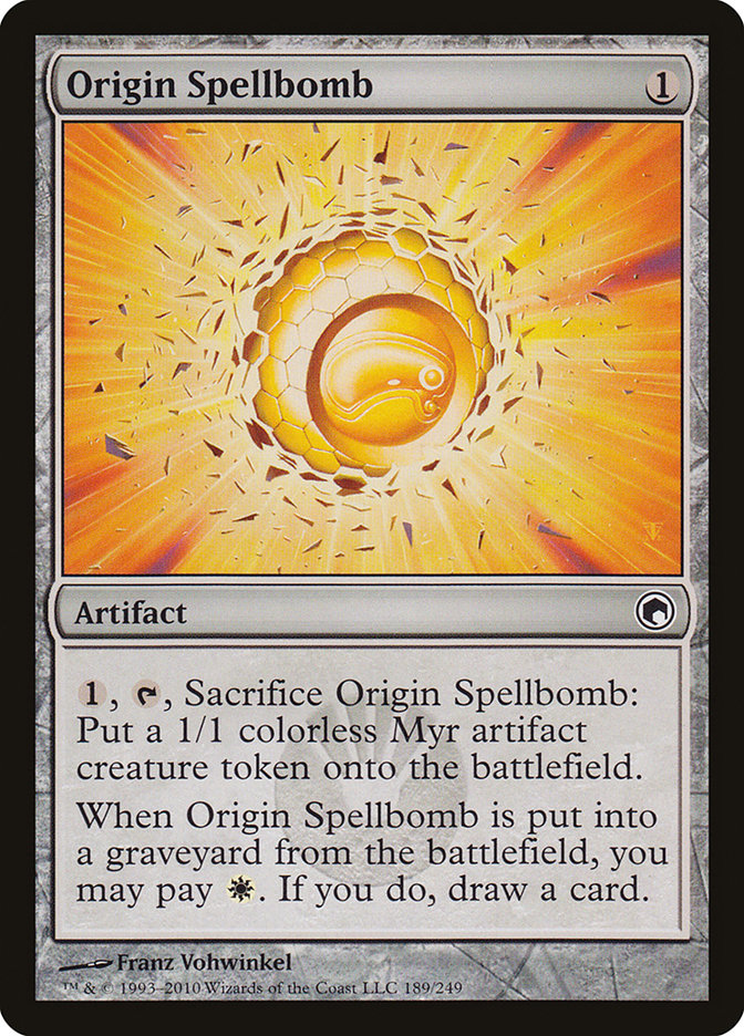 Origin Spellbomb [Scars of Mirrodin] | Silver Goblin