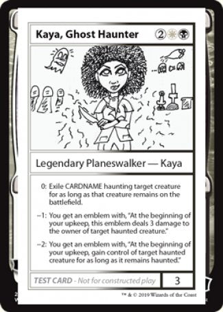 Kaya, Ghost Haunter (2021 Edition) [Mystery Booster Playtest Cards] | Silver Goblin